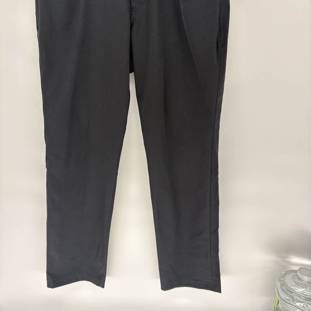 Lululemon Pants  Black ABC Classic Fit Warpstream Performance Golf Mens 36x30 - Picture 7 of 8